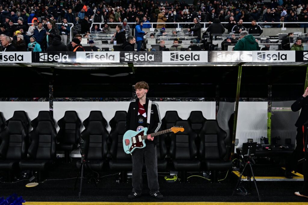 Year 11 student takes centre stage at St James’ Park