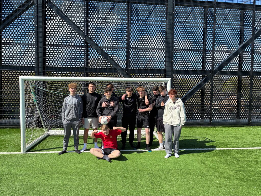 Year 11 boys visit Newcastle United Foundation Community Centre