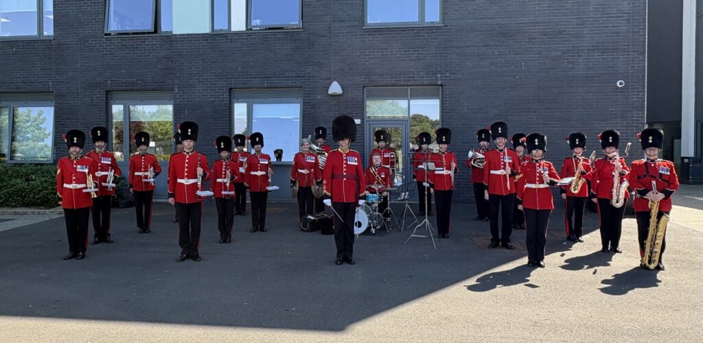 Band of the Royal Regiment of Fusiliers Visits Ponteland High School
